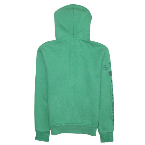 Superdry Men Green Full Zip Hoodie M Regular Fleece Sportswear