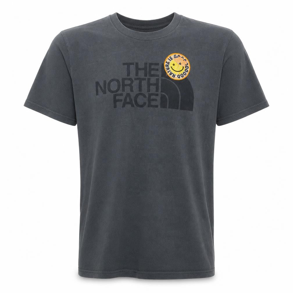 The North Face Men's Black Cotton Graphic T-Shirt Size M