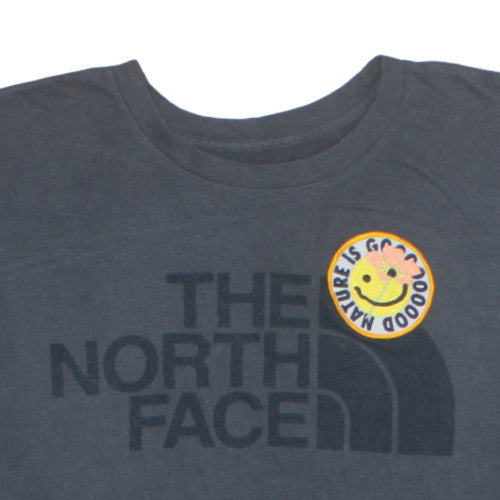 The North Face Men's Black Cotton Graphic T-Shirt Size M
