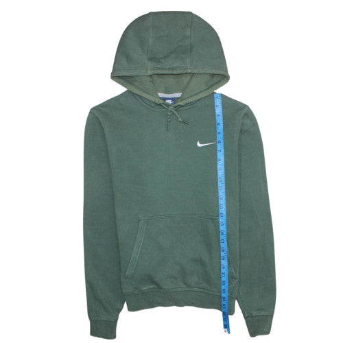 Nike Men's Green Pullover Hoodie M Regular Fit Fleece Sweatshirt
