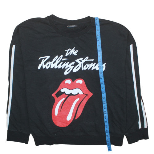 George Men’s Black The Rolling Stones 2XL Pullover Sweatshirt