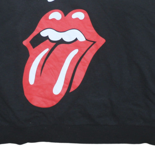 George Men’s Black The Rolling Stones 2XL Pullover Sweatshirt