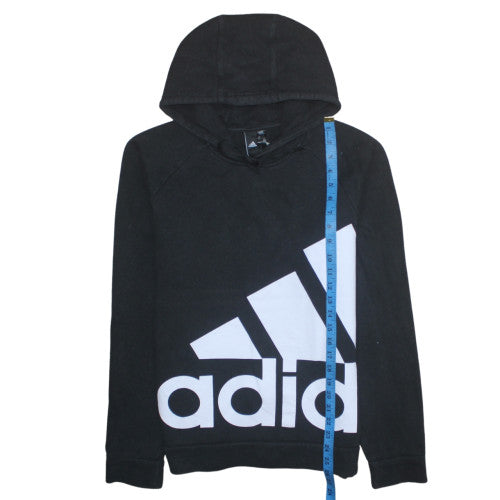 Adidas Men's Black Pullover Hoodie Size S Sports Fleece Top