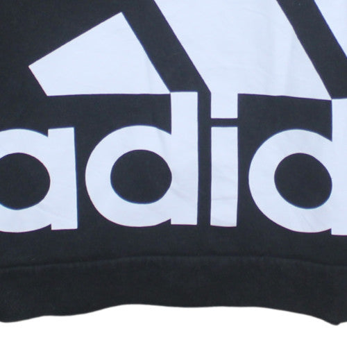 Adidas Men's Black Pullover Hoodie Size S Sports Fleece Top