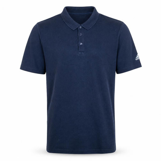 Adidas Men’s Blue Regular Fit Polo Shirt Size L Moisture Wicking