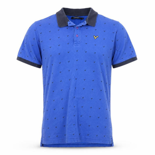 VOI Jeans Co. Men's Blue Short Sleeve Cotton Polo Shirt Size L
