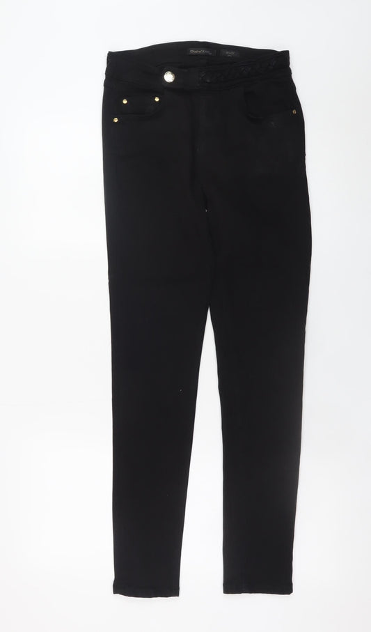 Dishe Jeans Women's Black Skinny Stretch Denim Jeans Size 27