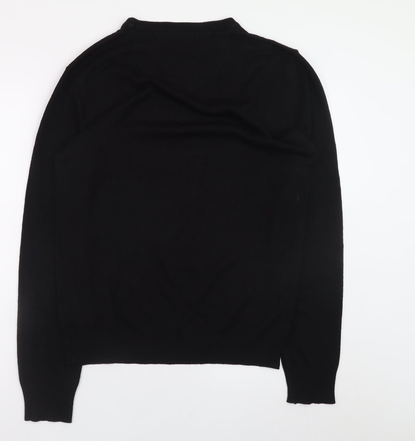 Brave Soul Men's Black L Pullover Jumper Crew Neck Knit