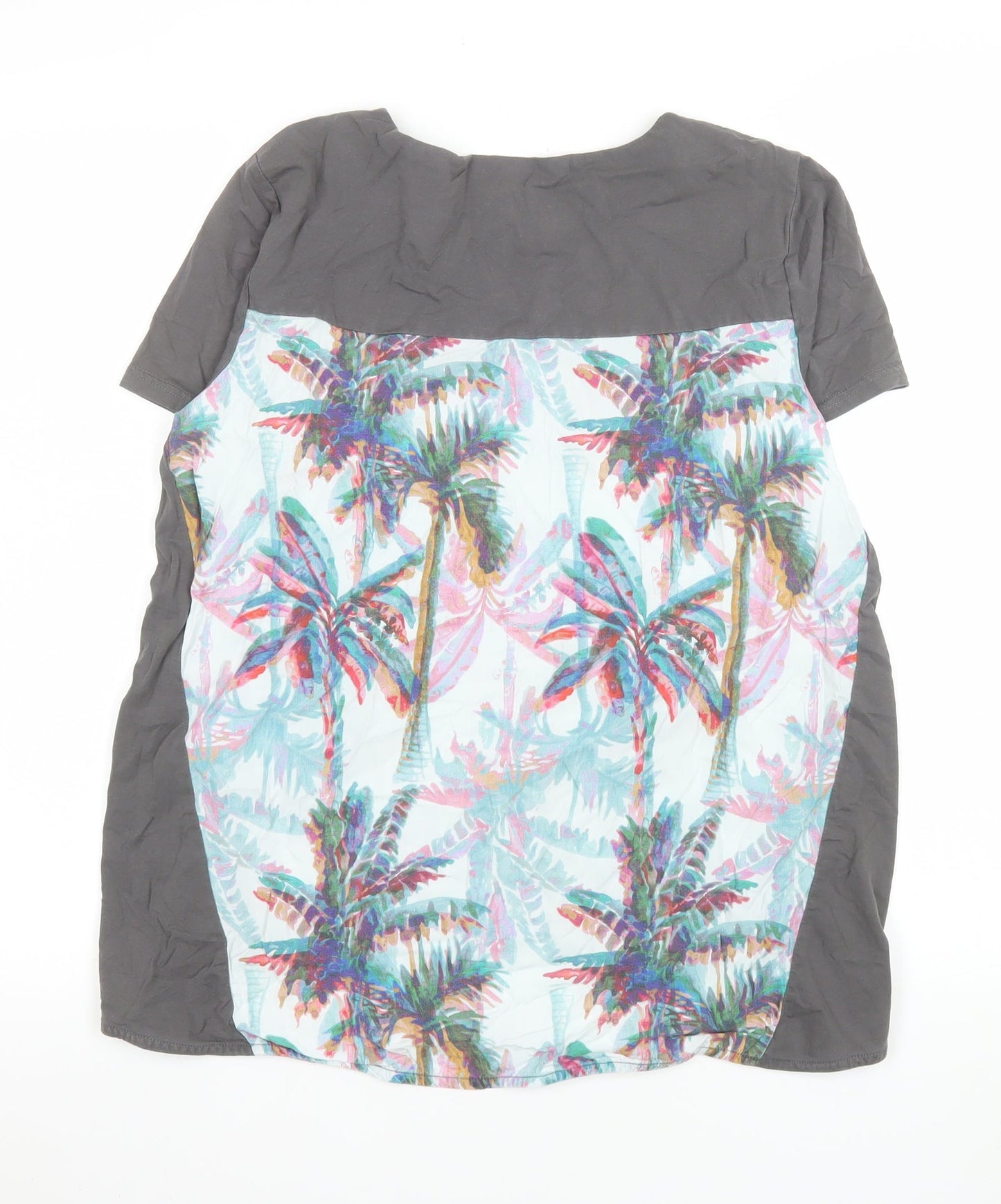 Thought Women’s Multicoloured Tropical T-Shirt Size 10 Cotton Blend