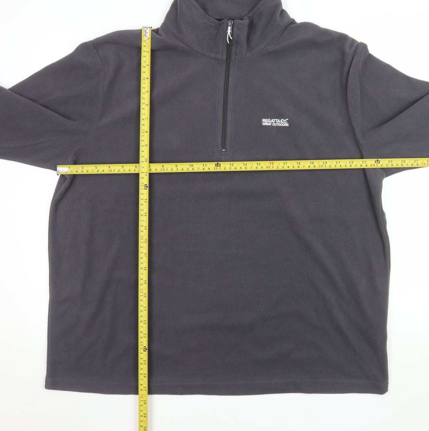 Regatta Men's Grey 2XL Fleece 1/4 Zip Pullover Sweatshirt