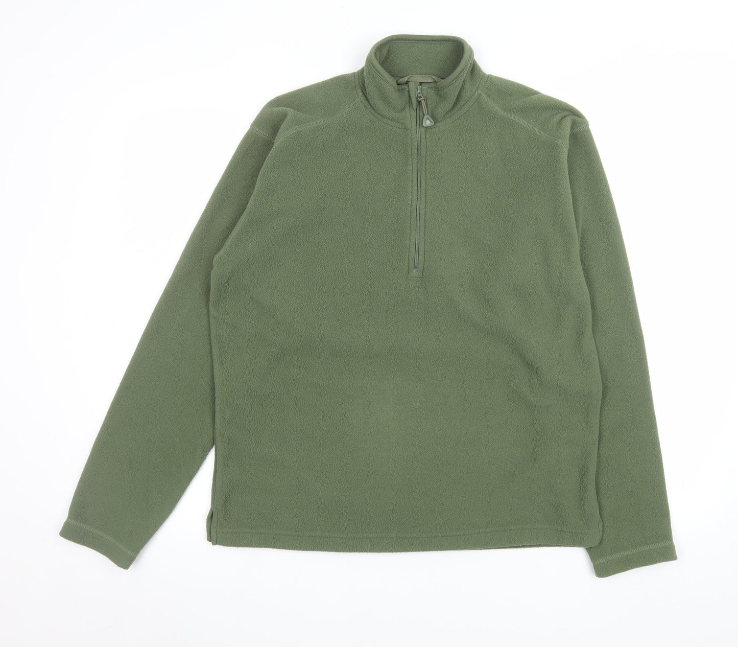 Jerzees Men’s Green Fleece 1/4 Zip Pullover Sweatshirt Size S