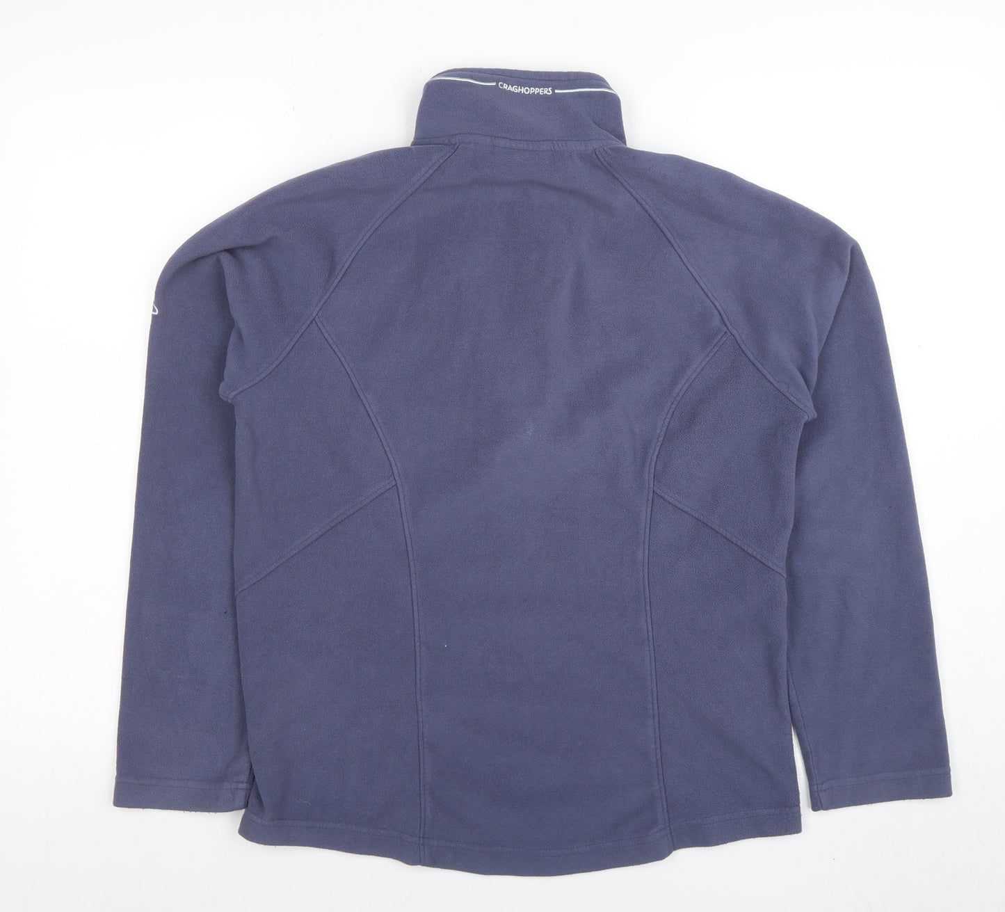 Craghoppers Women's Blue Fleece Half Zip Pullover Size 10
