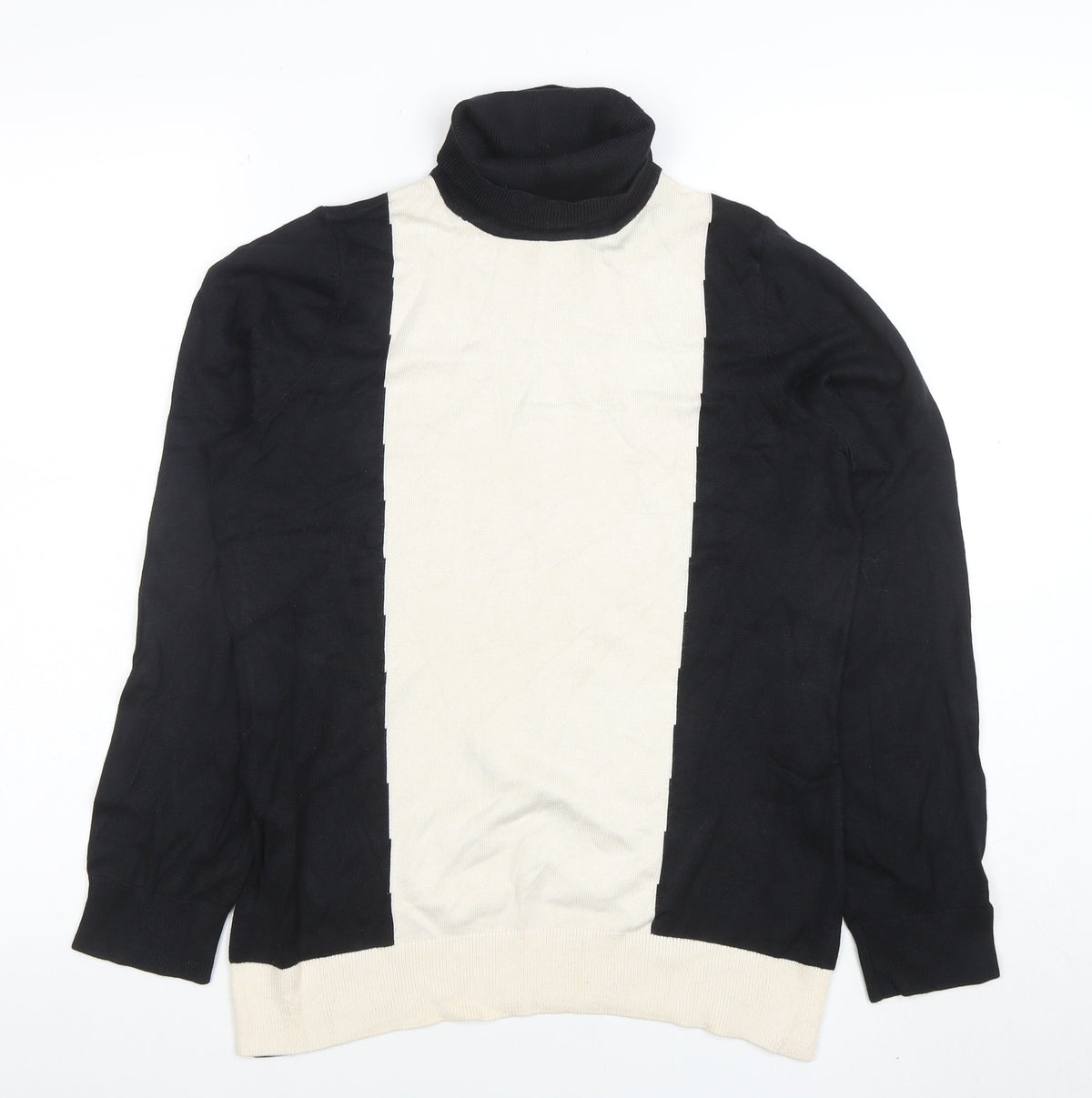 John Lewis Women Black Roll Neck Jumper Size 14
