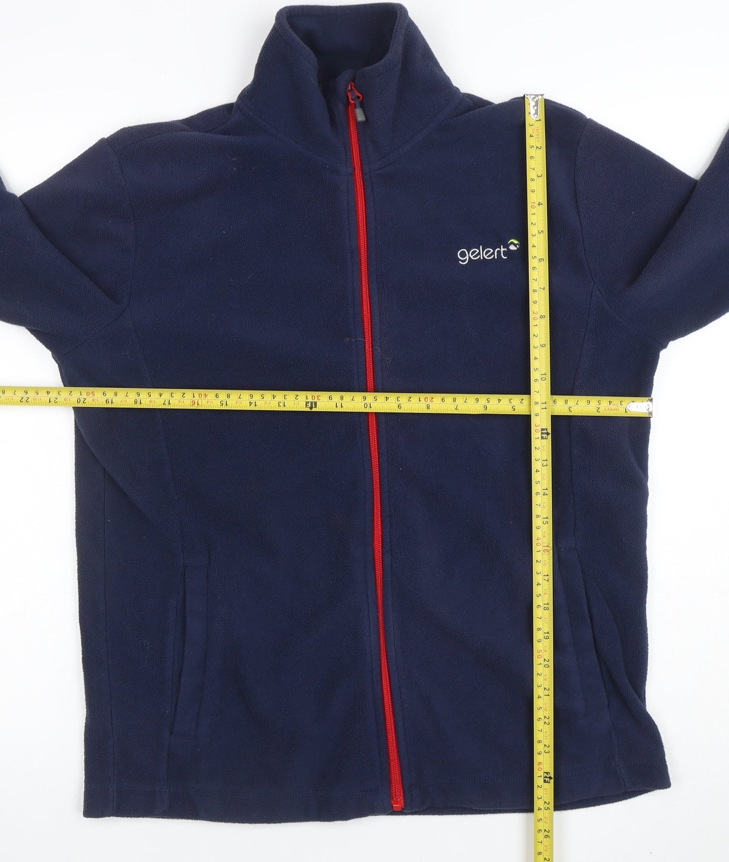 Gelert Men Blue Full Zip Fleece Jacket Size M Outdoor Wear
