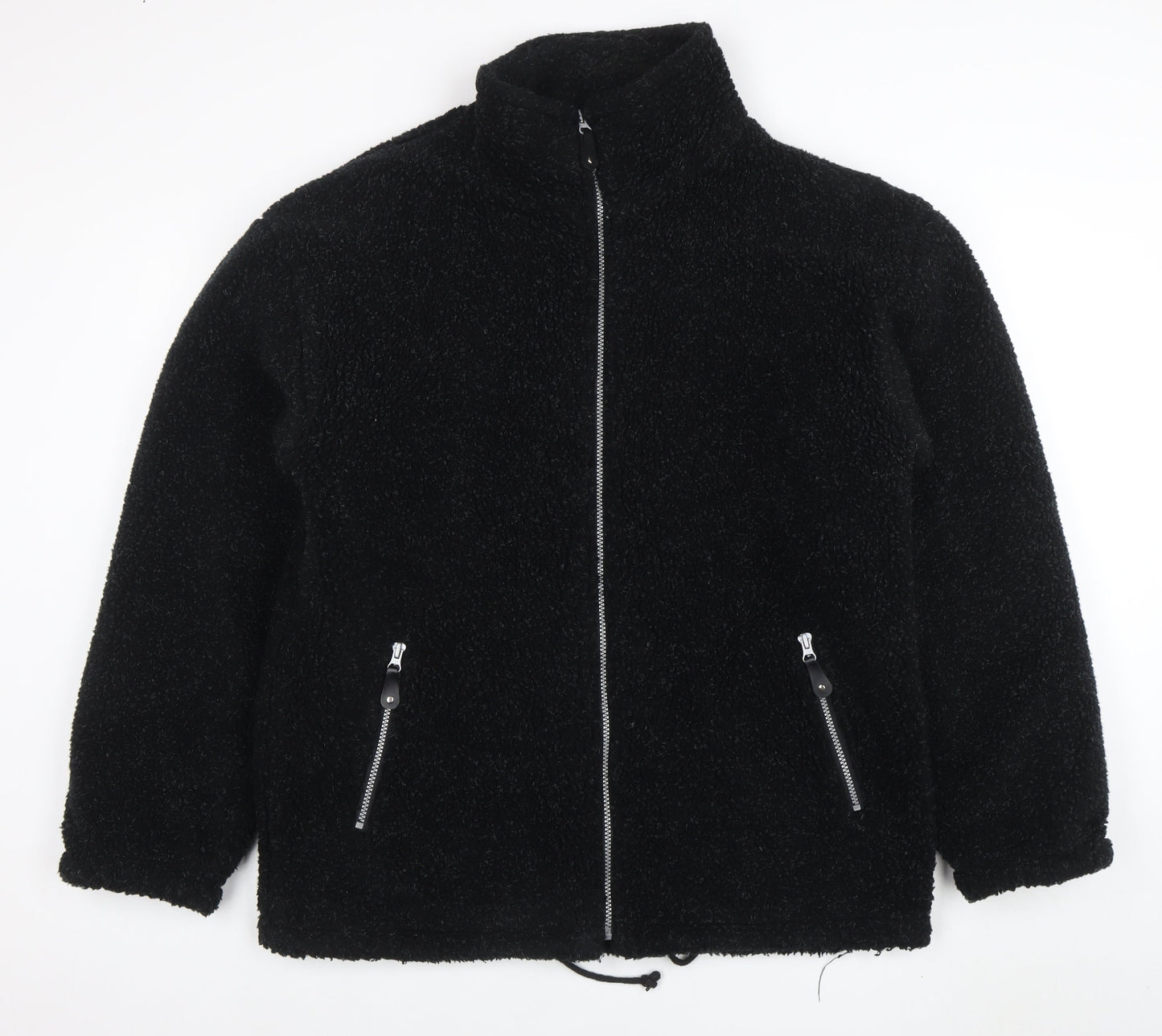 Country Trader Men's Black Fleece Lined Full Zip Jacket Size L