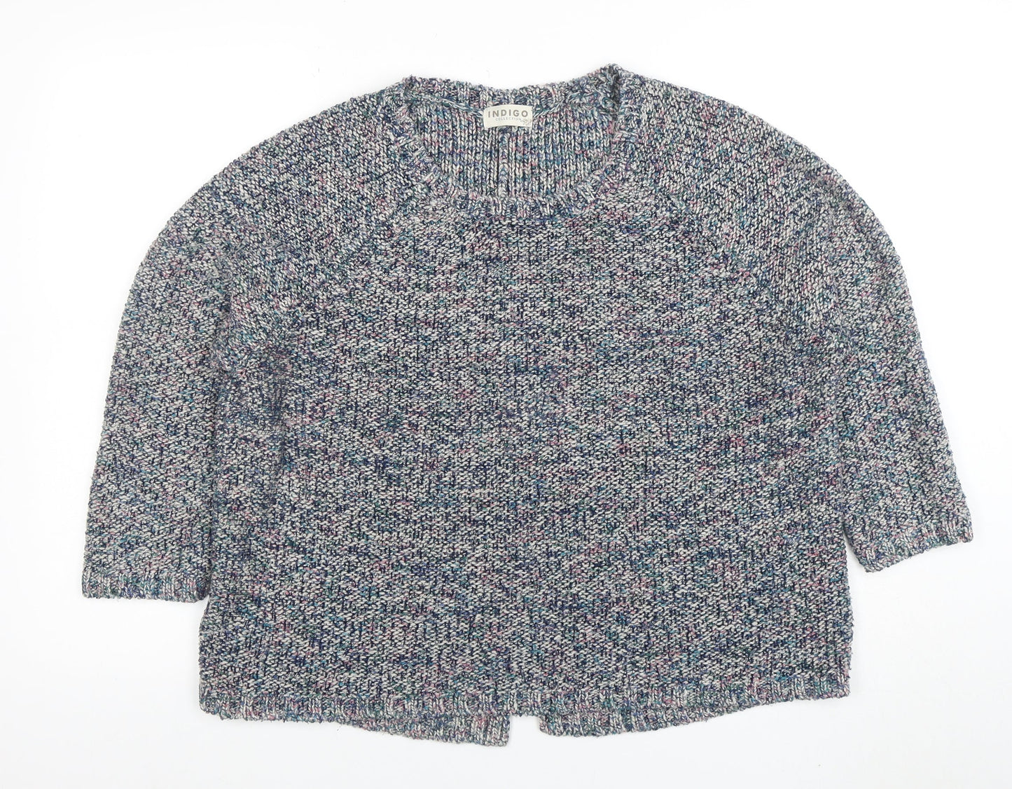 Marks and Spencer Women’s Multicoloured Size 18 Chunky Knit Cardigan