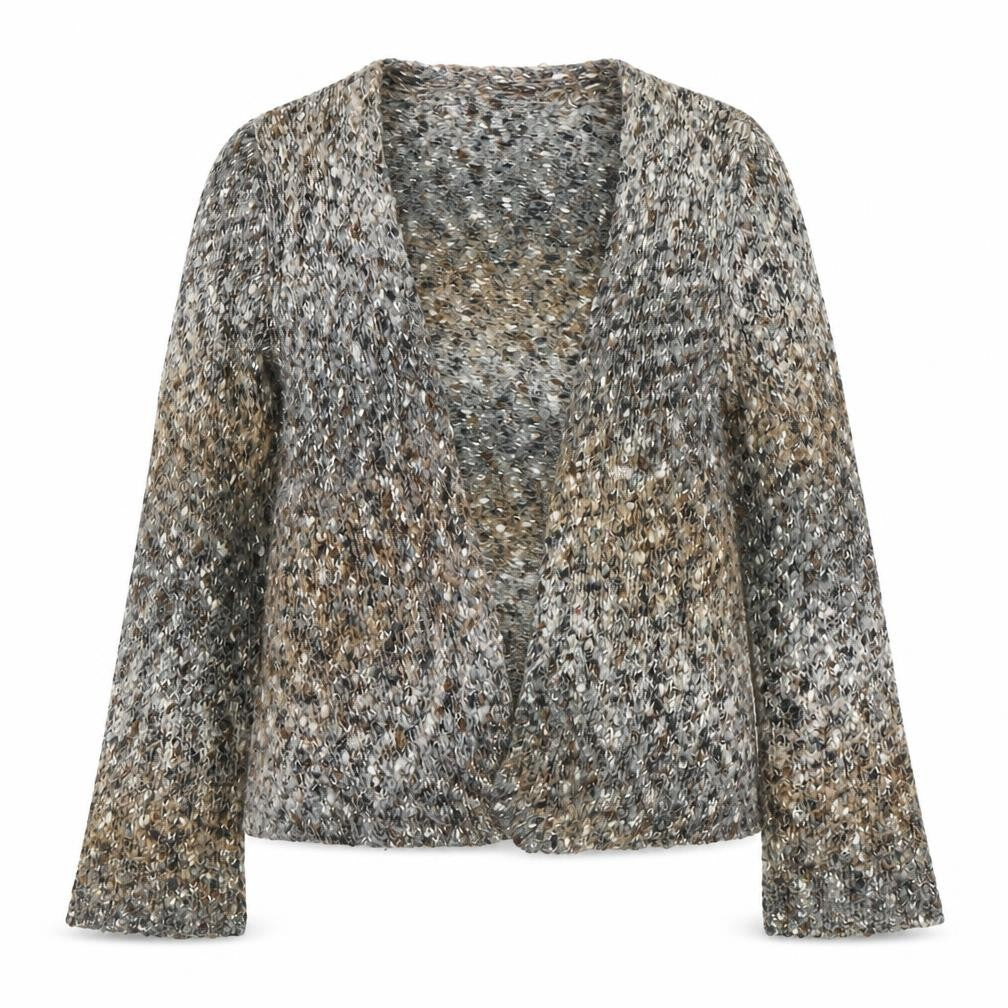 Marks and Spencer Per Una Women's Multicoloured Chunky Knit Cardigan Size S