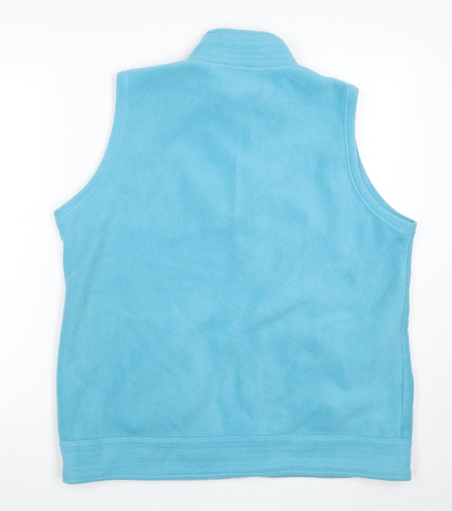 EWM Pure Classics Women's Blue Fleece Waistcoat Bodywarmer Size L