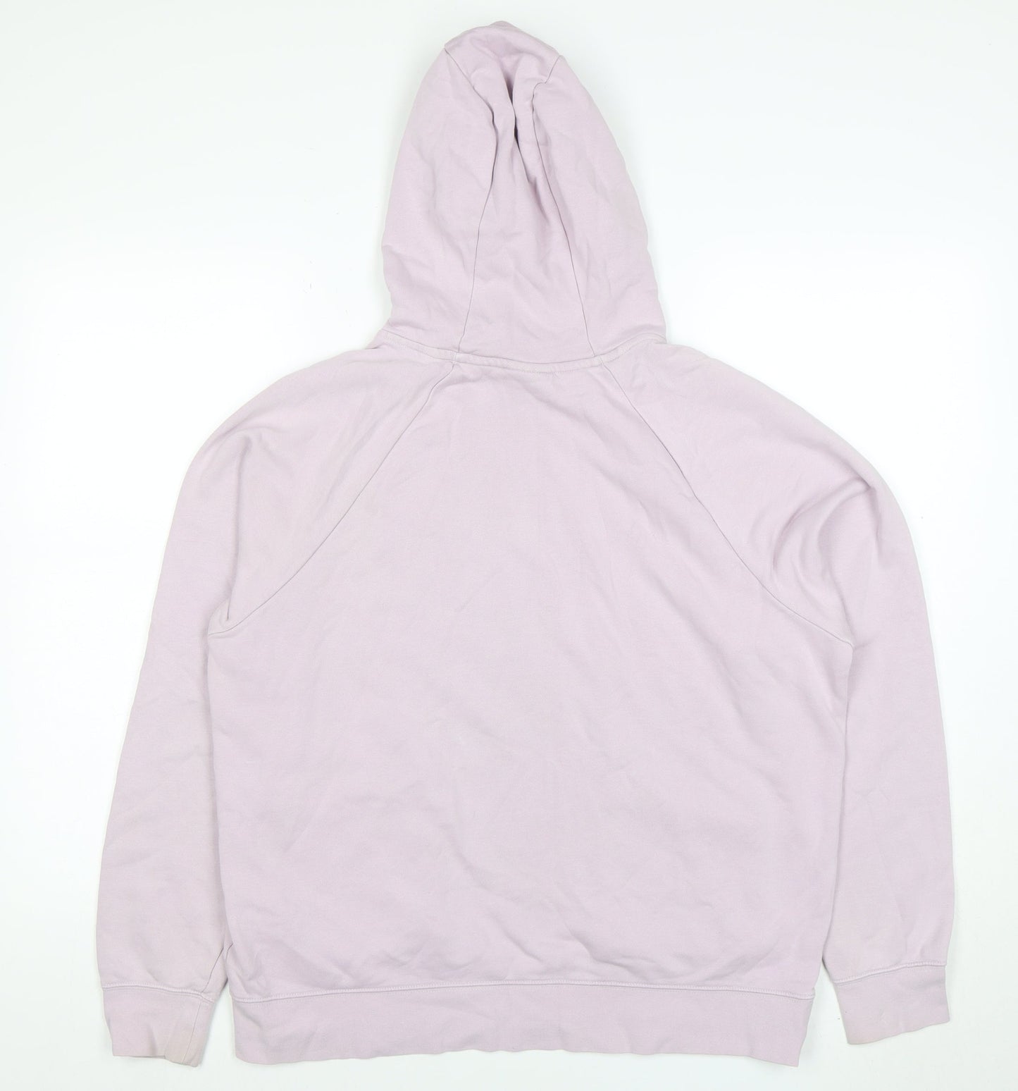 Nike Womens Lilac Pullover Hoodie M Cotton Blend Pockets