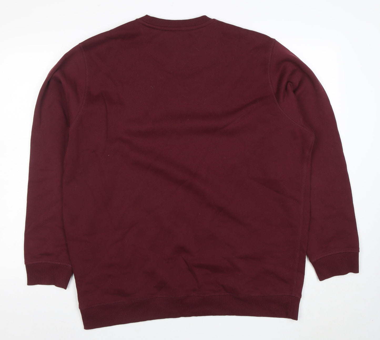 James Pringle Men's Red XL Pullover Crew Neck Sweatshirt