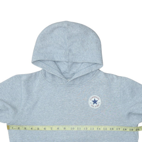 Converse Boys Grey Hooded Pullover Hoodie XL 13-15 Years All Star Logo