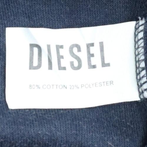 Diesel Men's Black Full Zip Fleece Sweatshirt Size S