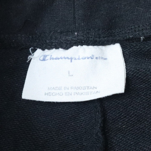 Champion Men's Black Jogger Trousers L Fleece Cotton Blend