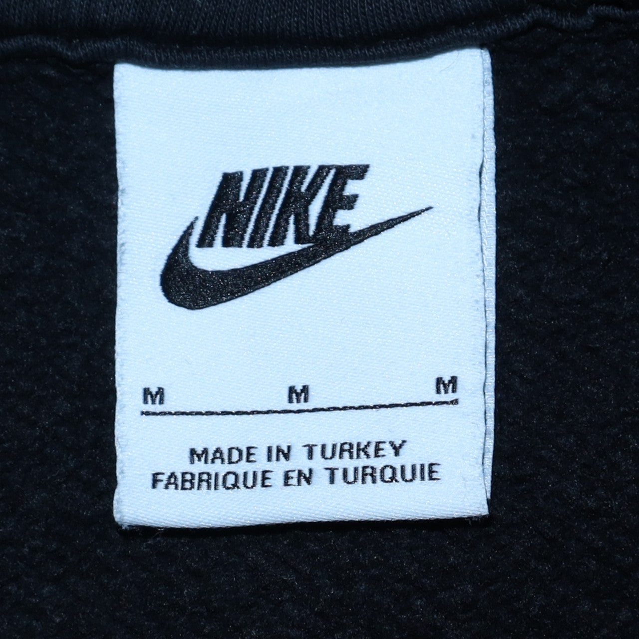 Nike Women's Black Gold Logo Pullover Hoodie Size M - Just Do It