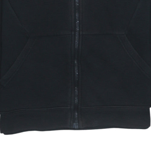 Nike Boys Black Full Zip Hoodie L 147-158cm Cotton Blend