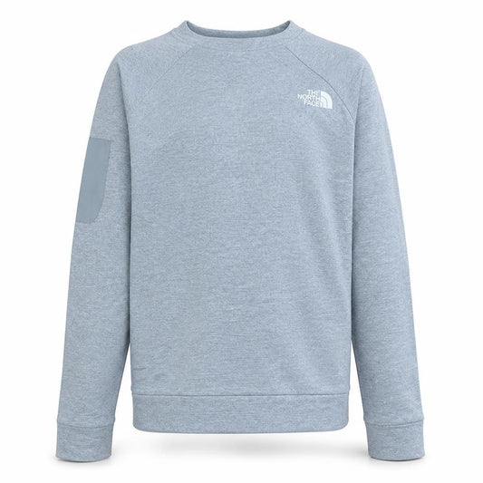 The North Face Boys Grey Crew Neck Sweatshirt Size L Youth Fleece