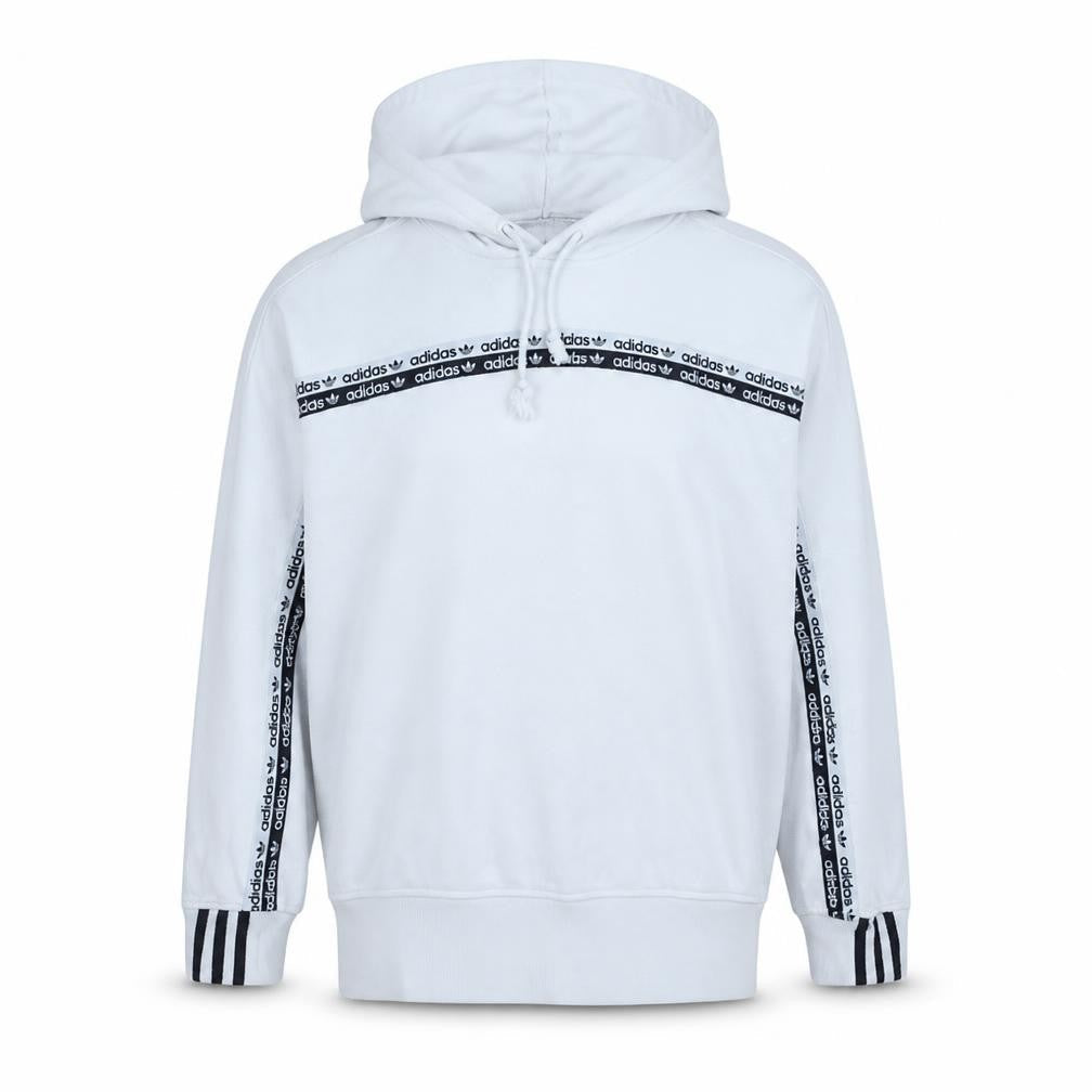 Adidas Womens White Hoodie Size 10 Pullover Long Sleeve Trefoil Logo