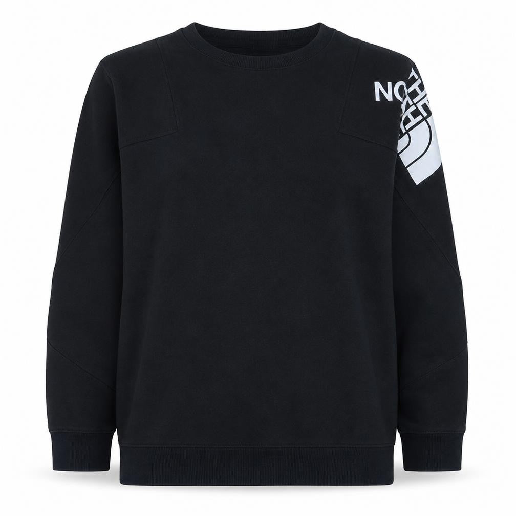 The North Face Womens Black L Pullover Sweatshirt Cotton Blend