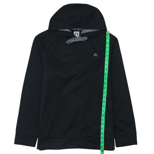 Russell Men's Black Pullover Hoodie Size M Athletic Fleece