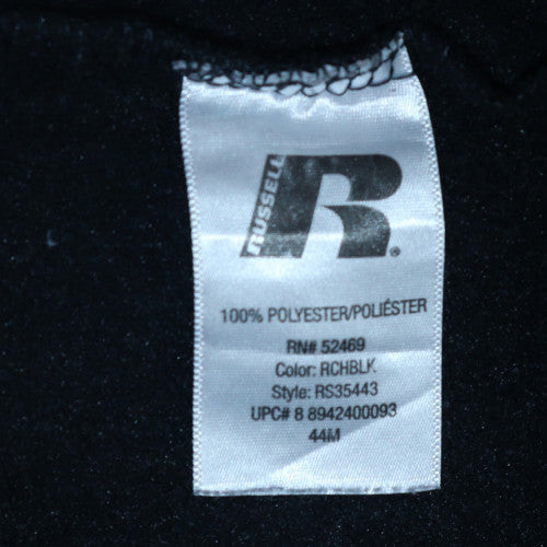 Russell Men's Black Pullover Hoodie Size M Athletic Fleece