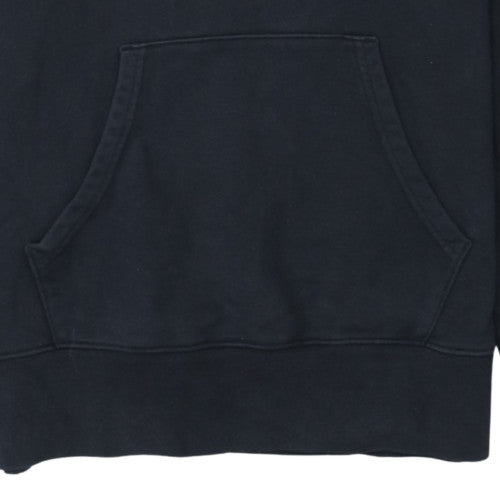 Champion Men's Black Pullover Hoodie Medium Logo Fleece Sweatshirt