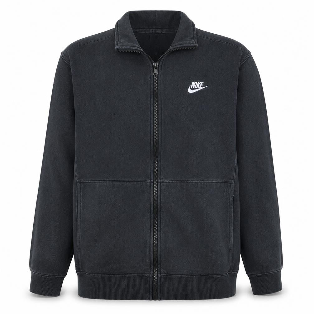 Nike Men's Black Full Zip Sweatshirt M Fleece Classic Style
