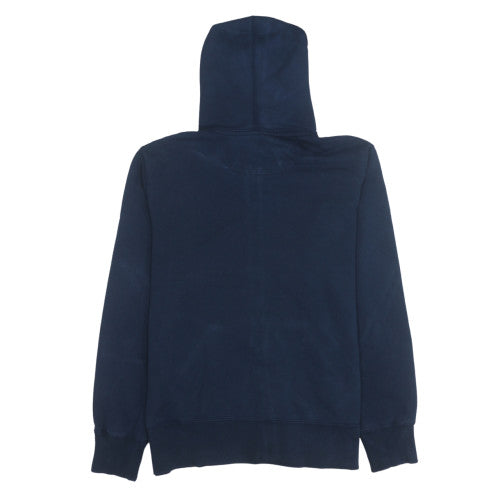 Nike Men's Blue Full Zip Fleece Hoodie Sweatshirt L