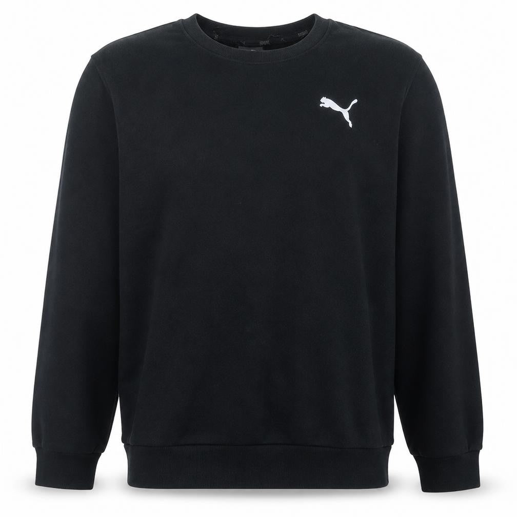 Puma Men’s Black Crew Neck Pullover Sweatshirt Size L