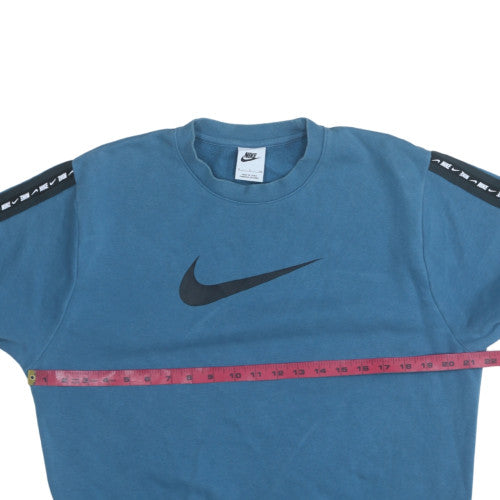 Nike Men's Blue Pullover Crew Neck Sweatshirt S Sports Fleece