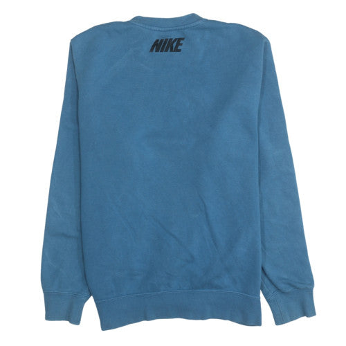 Nike Men's Blue Pullover Crew Neck Sweatshirt S Sports Fleece