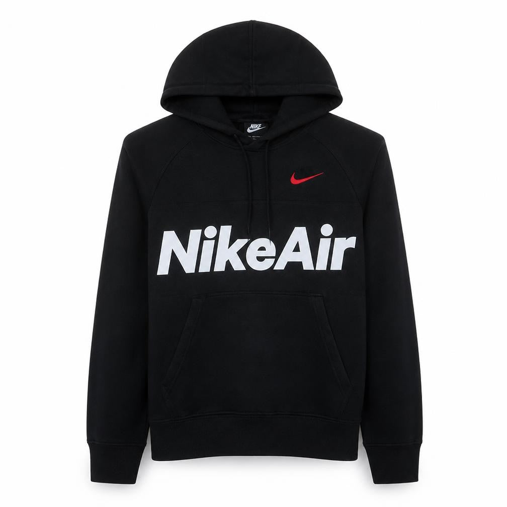 Nike Men’s Black XS Pullover Hoodie Nike Air Logo Fleece Sportswear