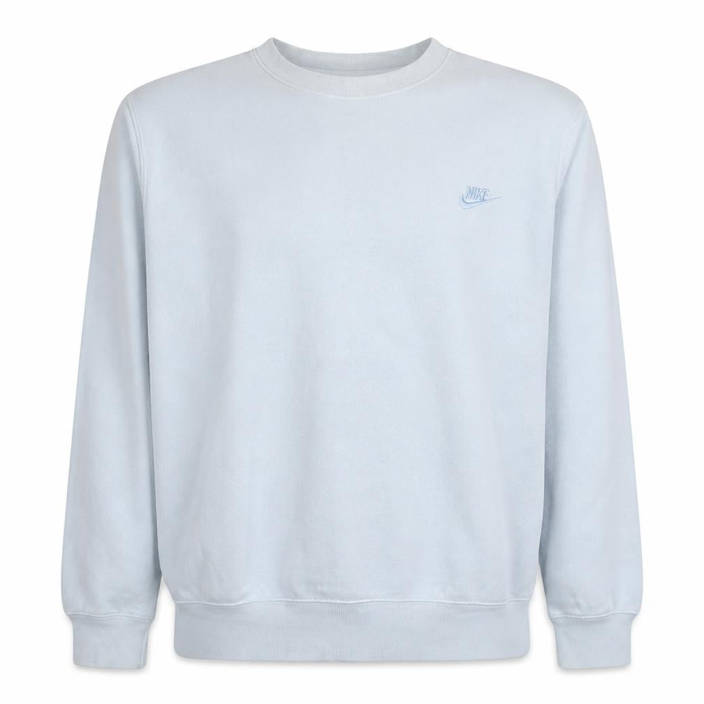 Nike Men's White XL Pullover Fleece Sweatshirt Crew Neck