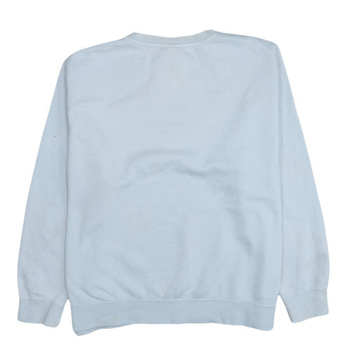 Nike Men's White XL Pullover Fleece Sweatshirt Crew Neck