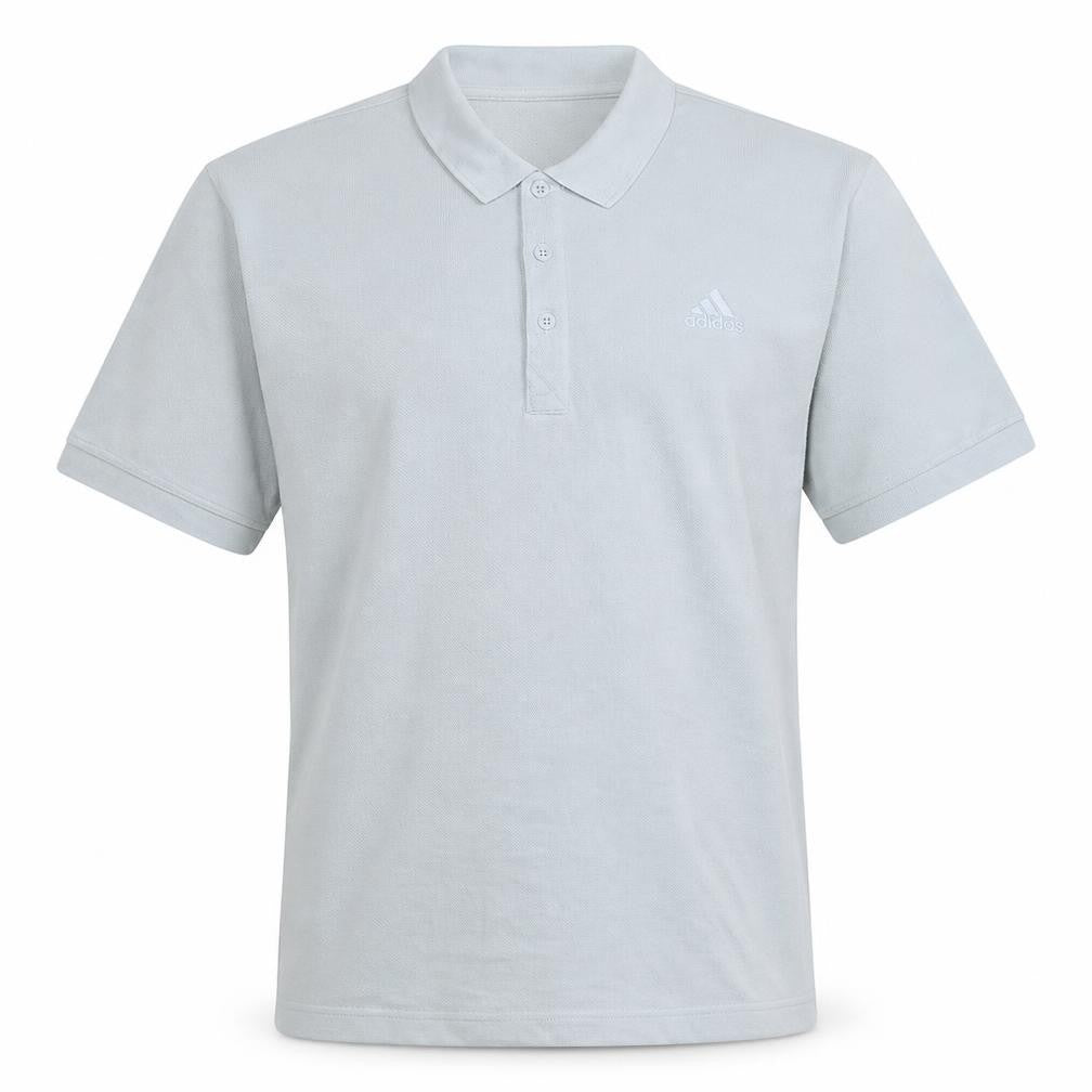 Adidas Men's Beige Short Sleeve Cotton Polo Shirt Size M