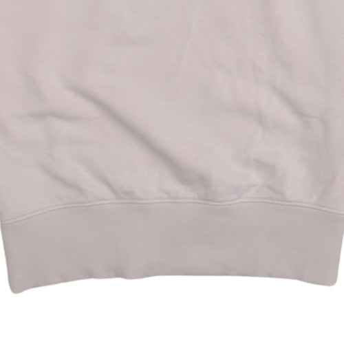 The North Face Women Beige Crew Neck Pullover Sweatshirt L Cotton Blend