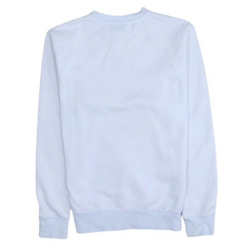 Nike Womens White XS Crew Neck Pullover Sweatshirt