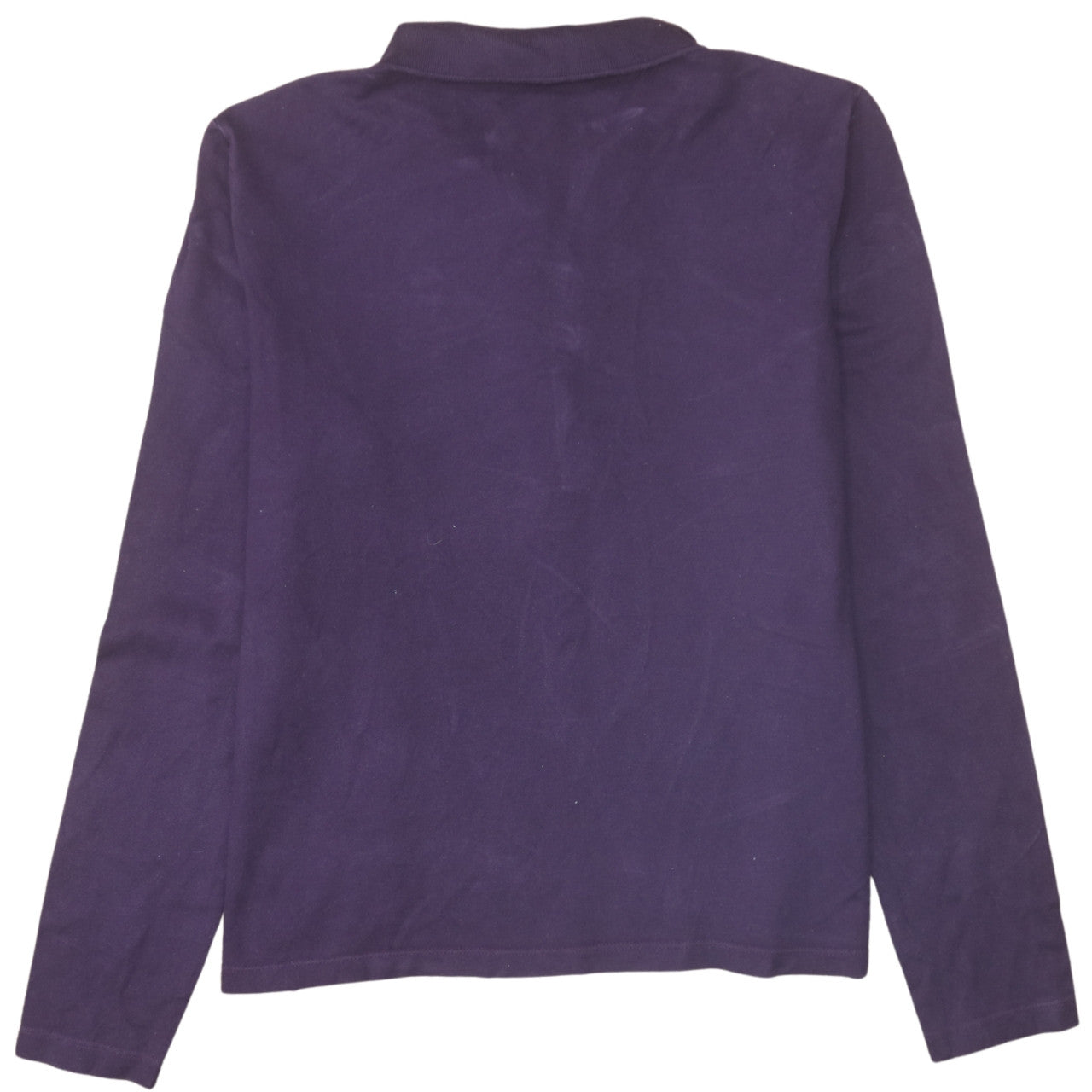 Lacoste Women's Purple Long Sleeve Collared Polo Shirt Size 16