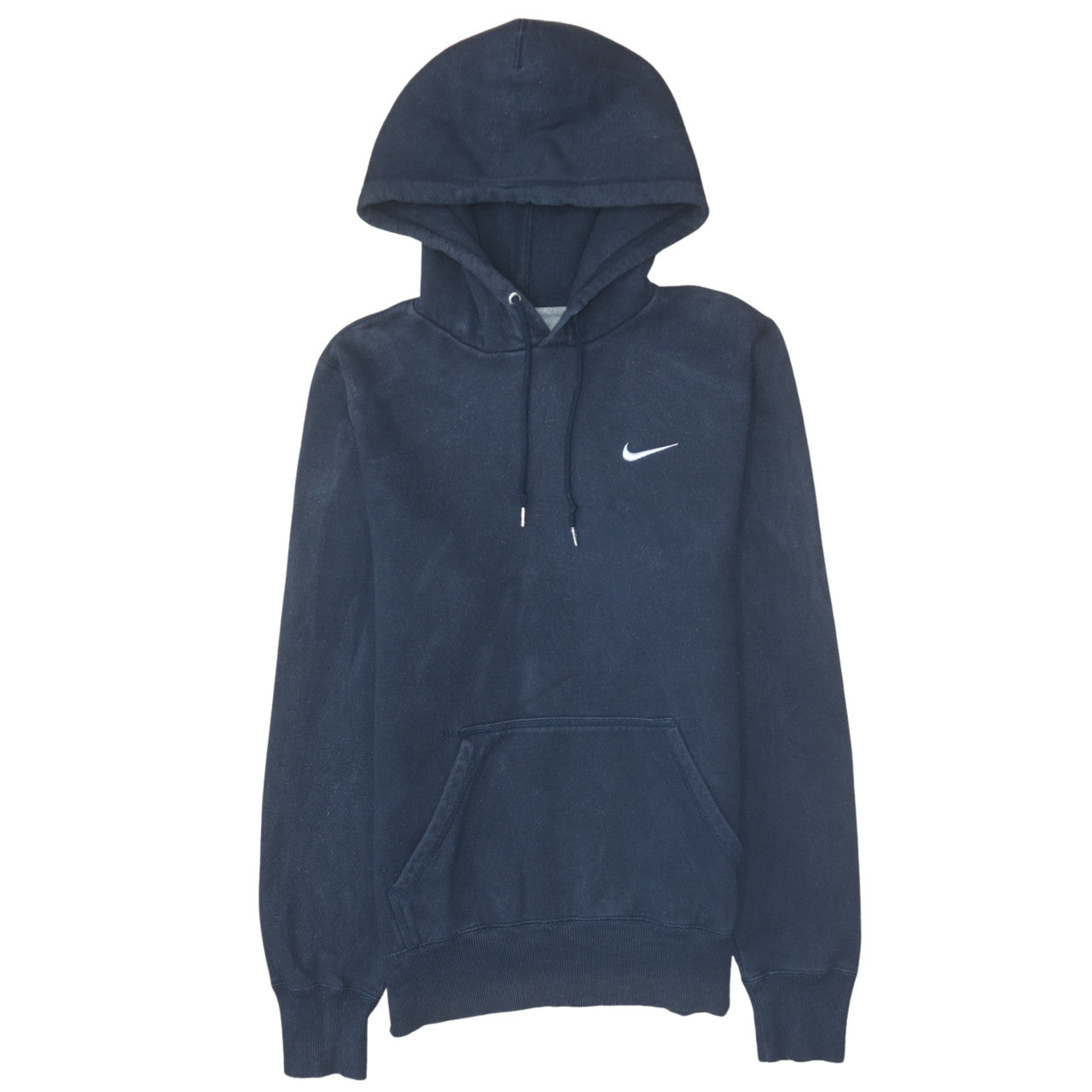 Nike Men's Navy Blue Pullover Hoodie Small Cotton Blend Fleece