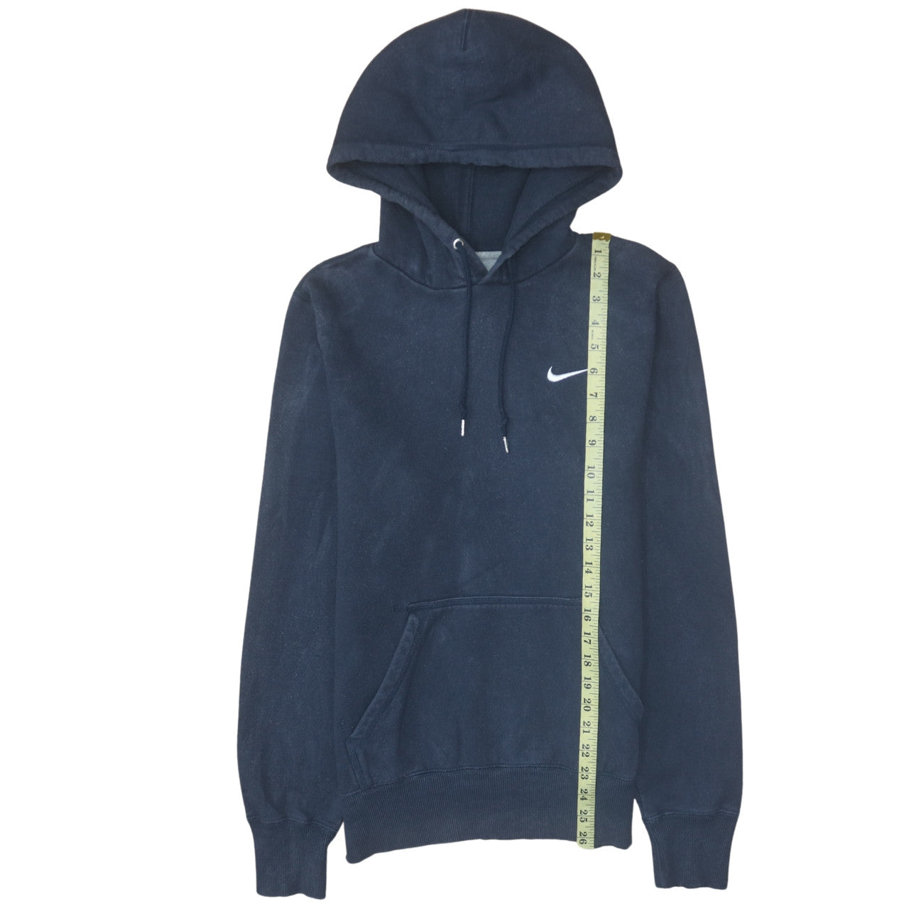 Nike Men's Navy Blue Pullover Hoodie Small Cotton Blend Fleece