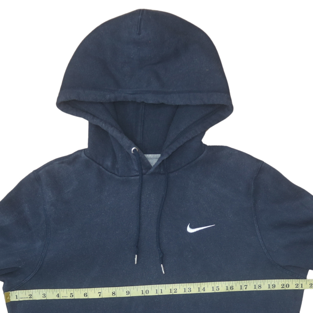 Nike Men's Navy Blue Pullover Hoodie Small Cotton Blend Fleece